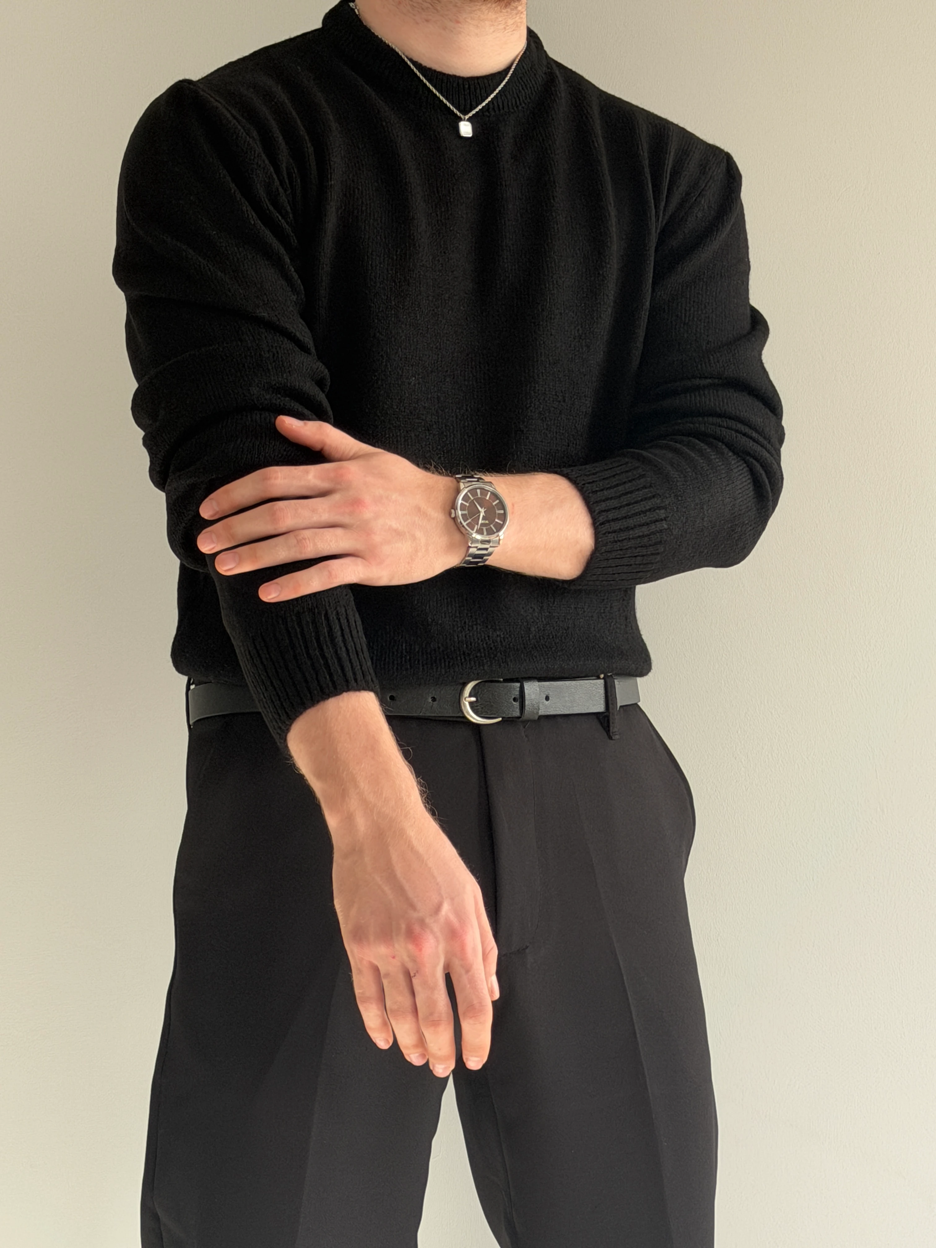 Prime Old Money Exclusive Yumuşak Dokulu Basic Triko Kazak - P175