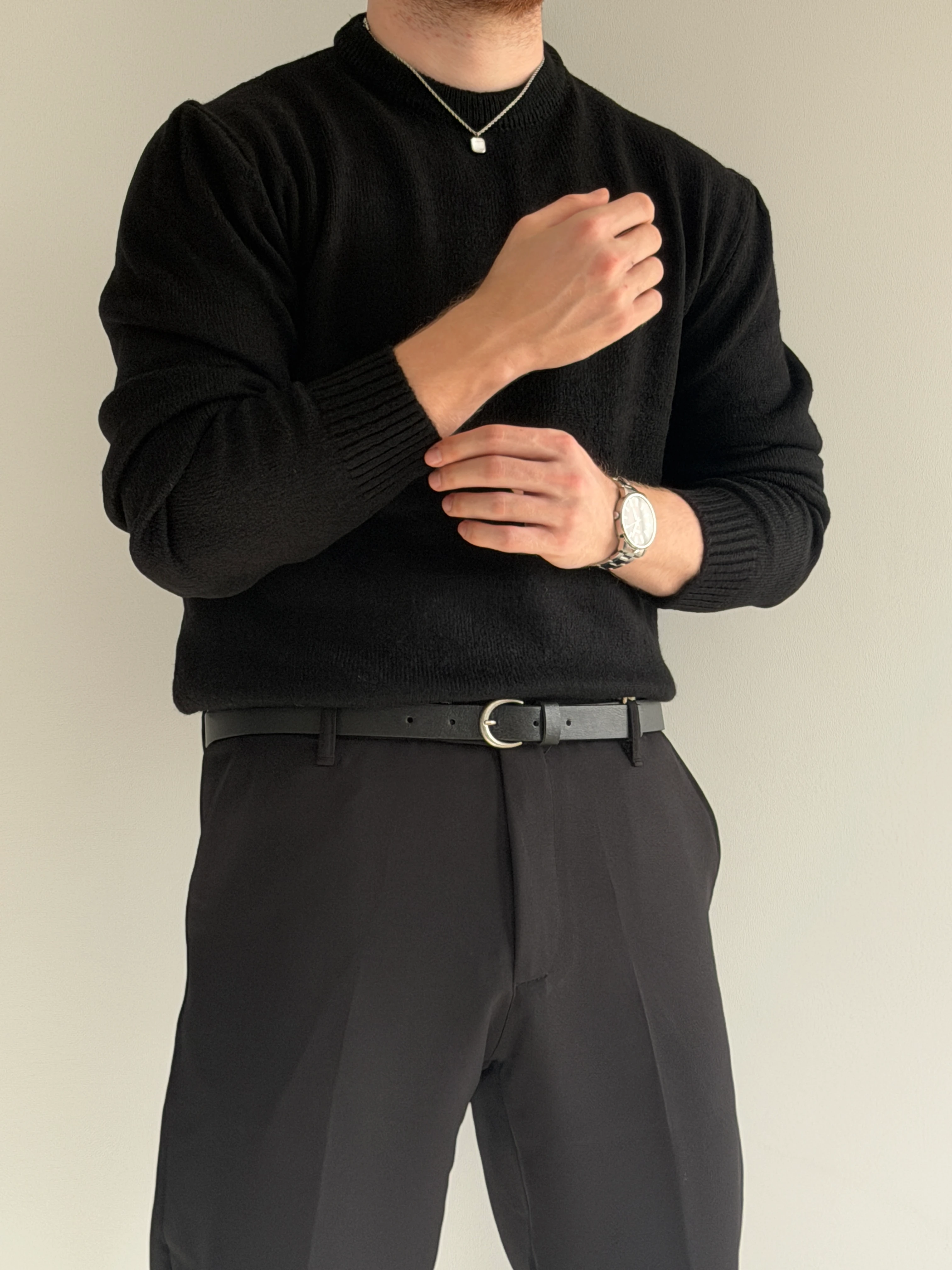 Prime Old Money Exclusive Yumuşak Dokulu Basic Triko Kazak - P175