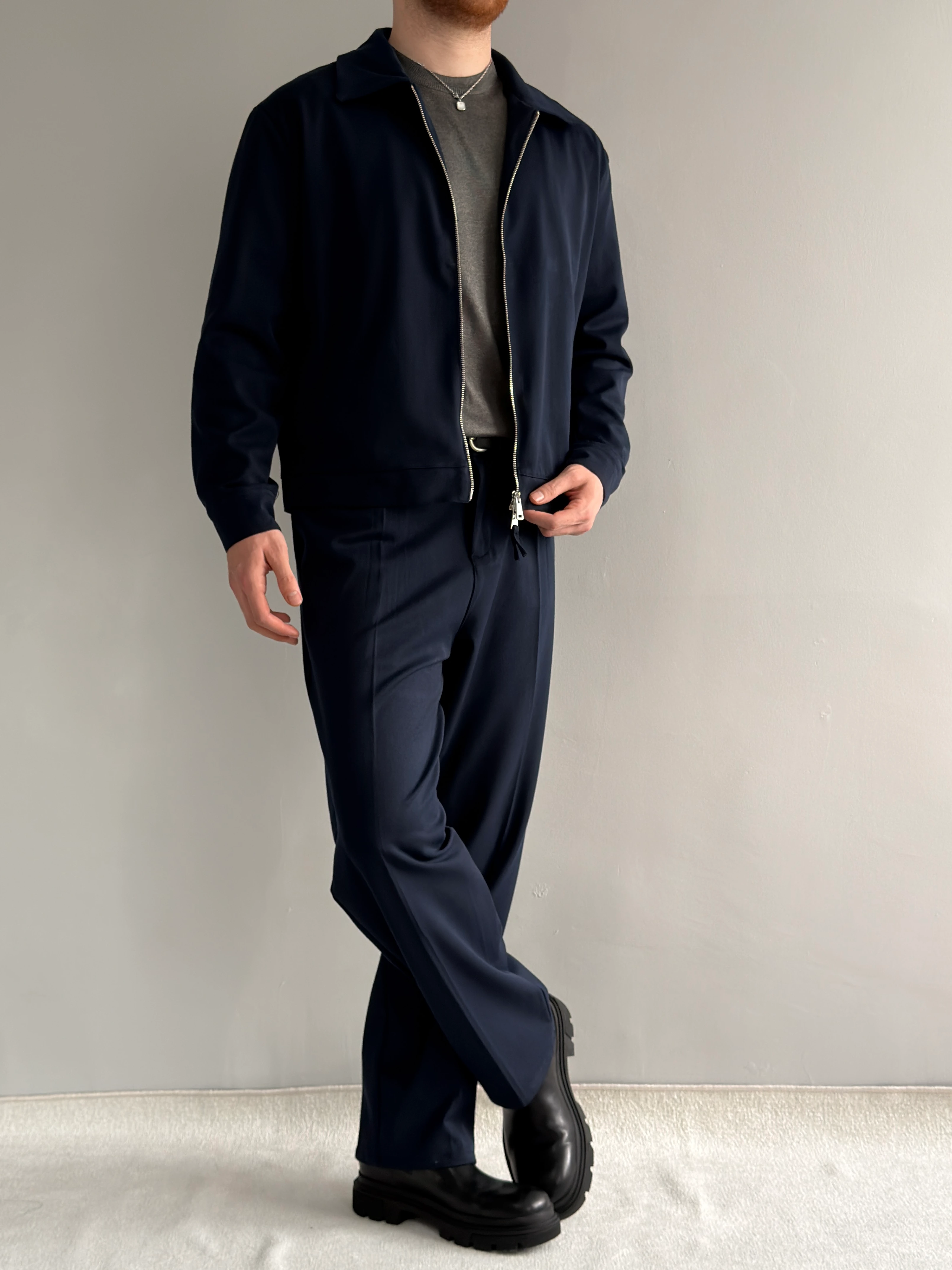 Prime Old Money Exclusive Ceket + Pantolon Takım - P200 - Lacivert