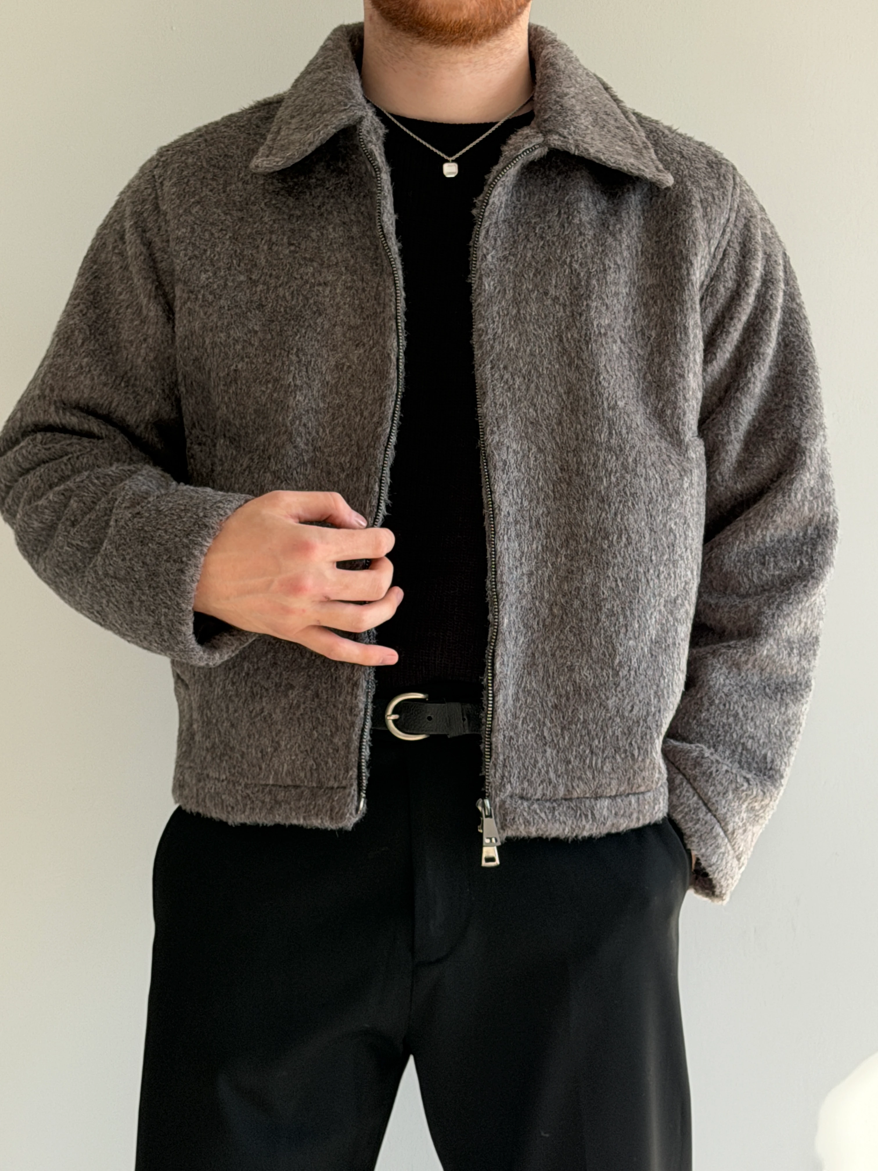 Antioch Old Money Premium Kaşe Ceket - P168 - Antrasit