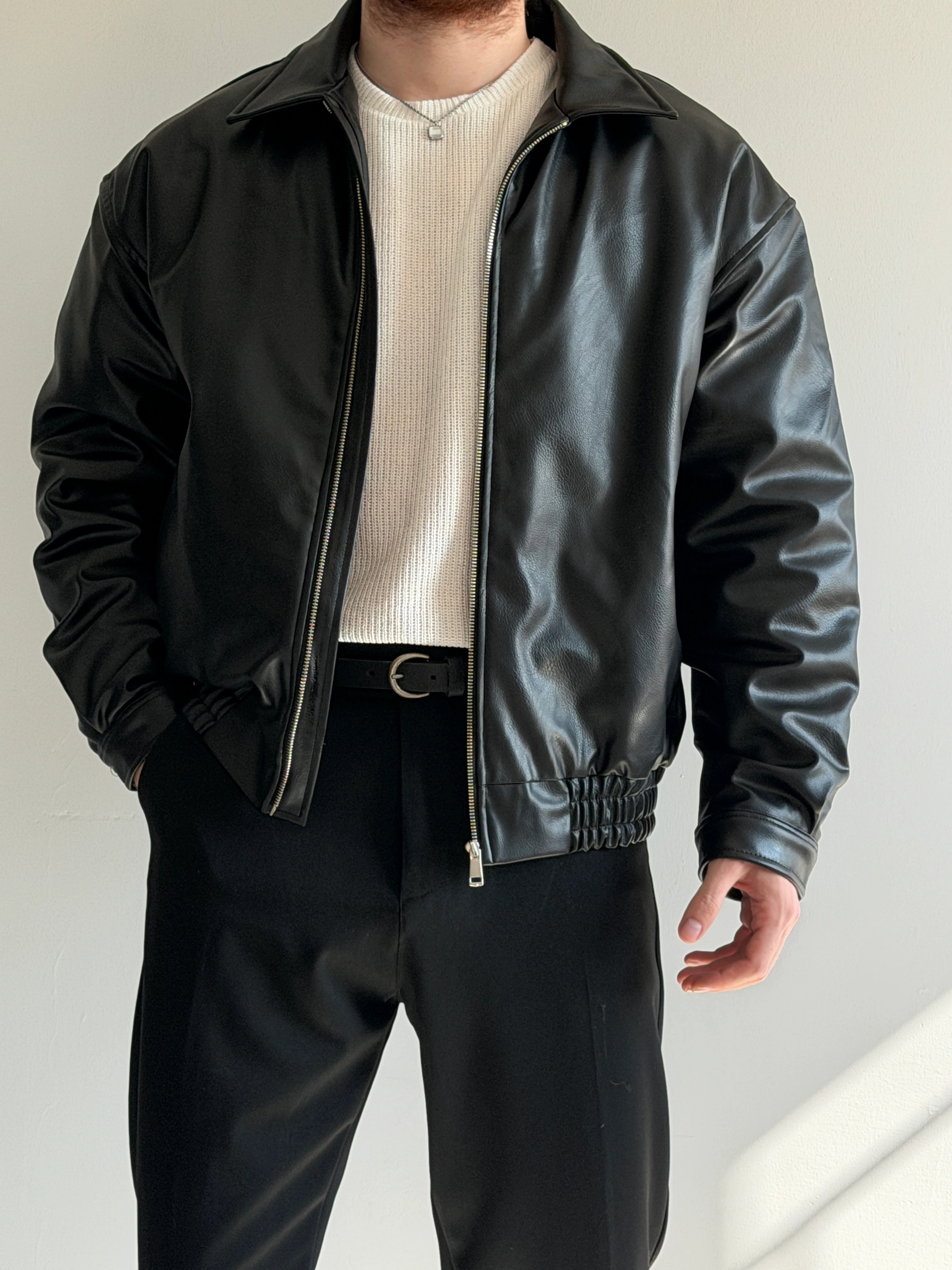 Prime Old Money Exclusive Bomber Deri Ceket - P167