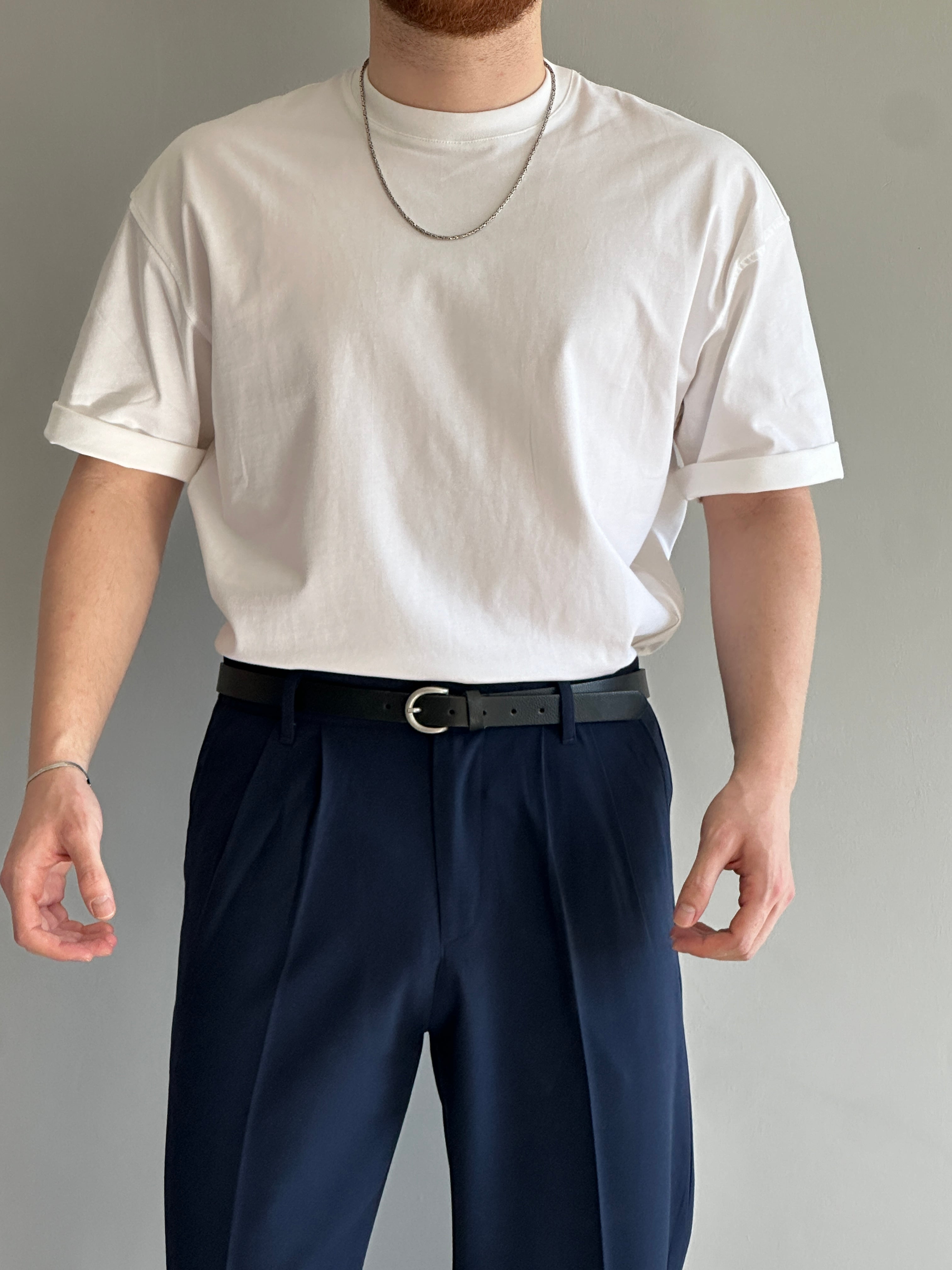 Erkek Prime Kaliteli Kumaş Oversize %100 Pamuk T-Shirt