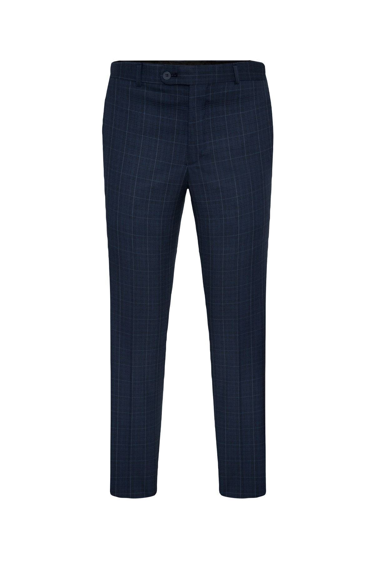 Slim Fit Desenli Erkek Pantolon
