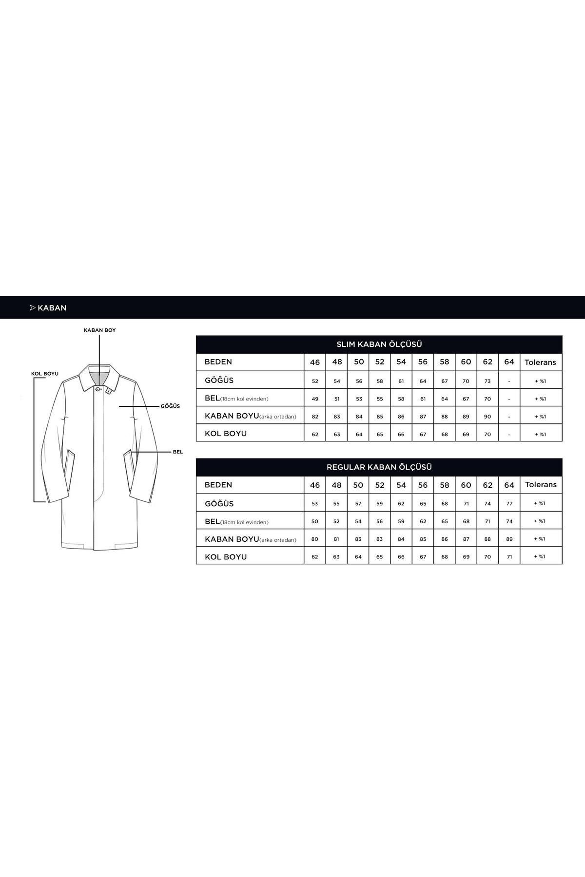 Süvari Slim Fit Mono Yaka Kahverengi Yünlü Erkek Kaban