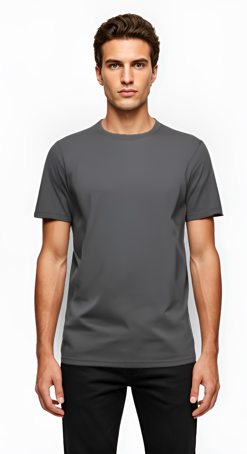 Baymen İnce Spor Mikro Kumaş Serin Tutan O Yaka Tshirt