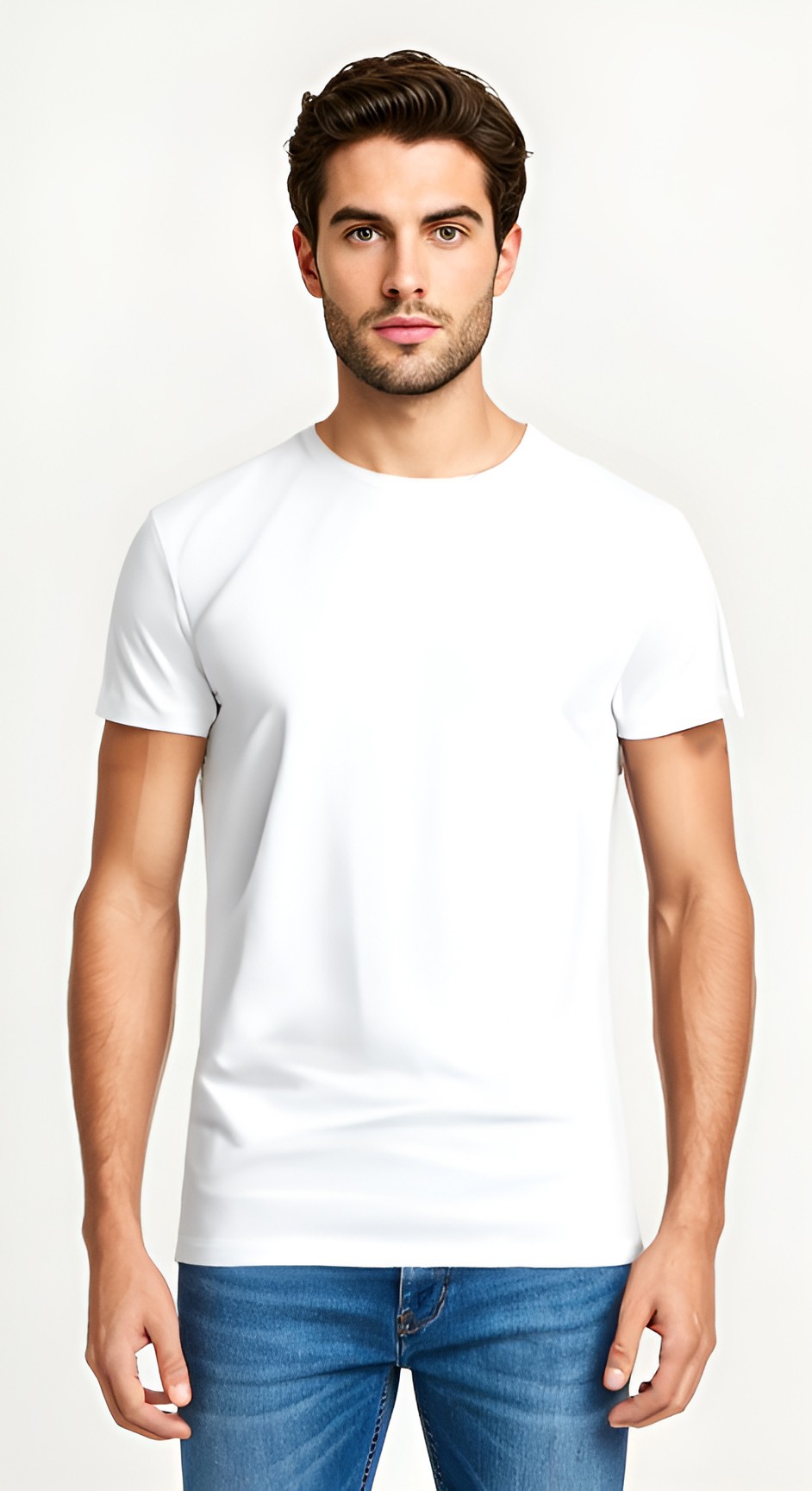 Baymen Yüksek Kalite %100 Pamuk Esnek Bol Tshirt