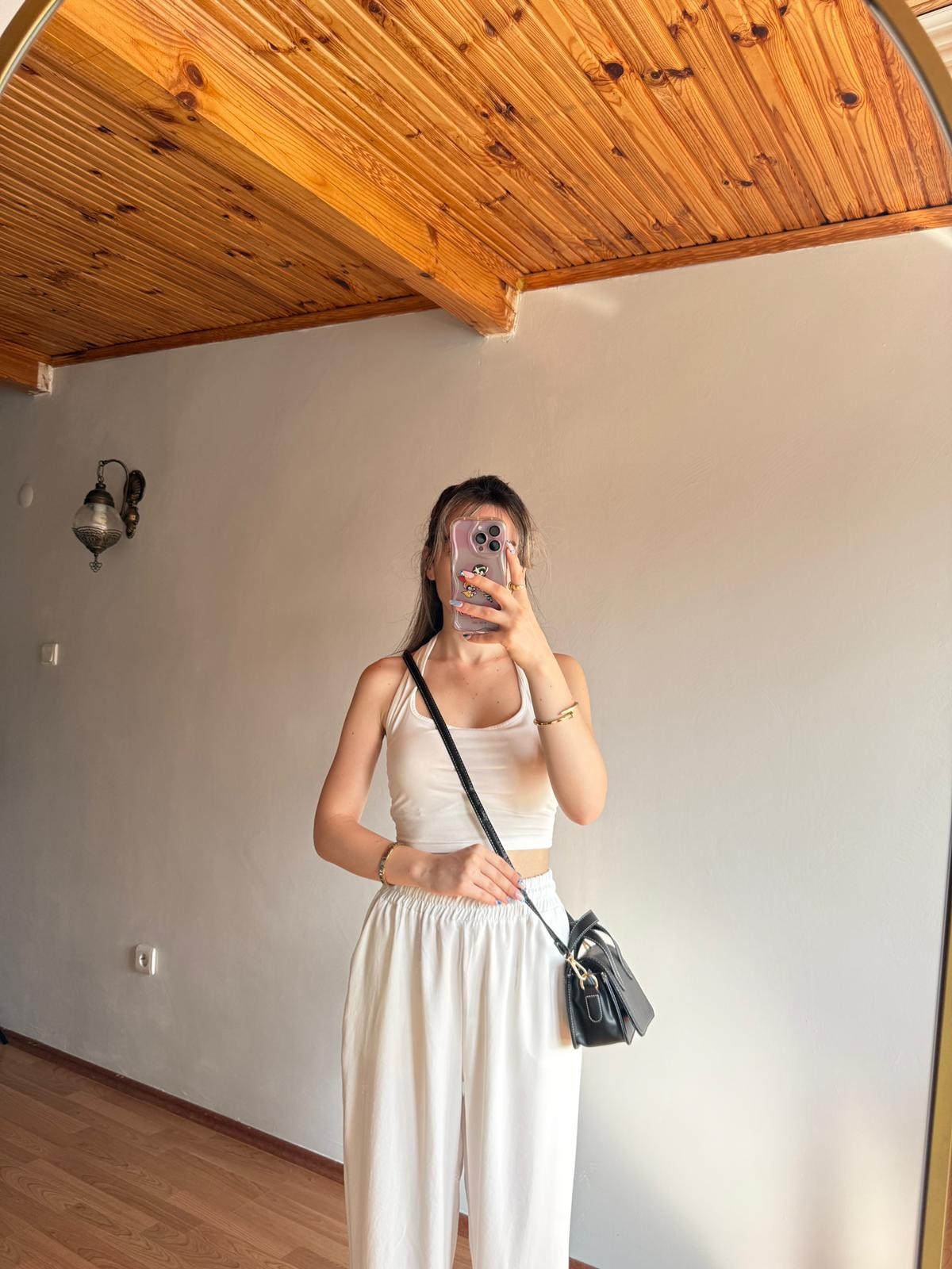 Nina Model Siyah Kadın El ve Omuz Çantası
