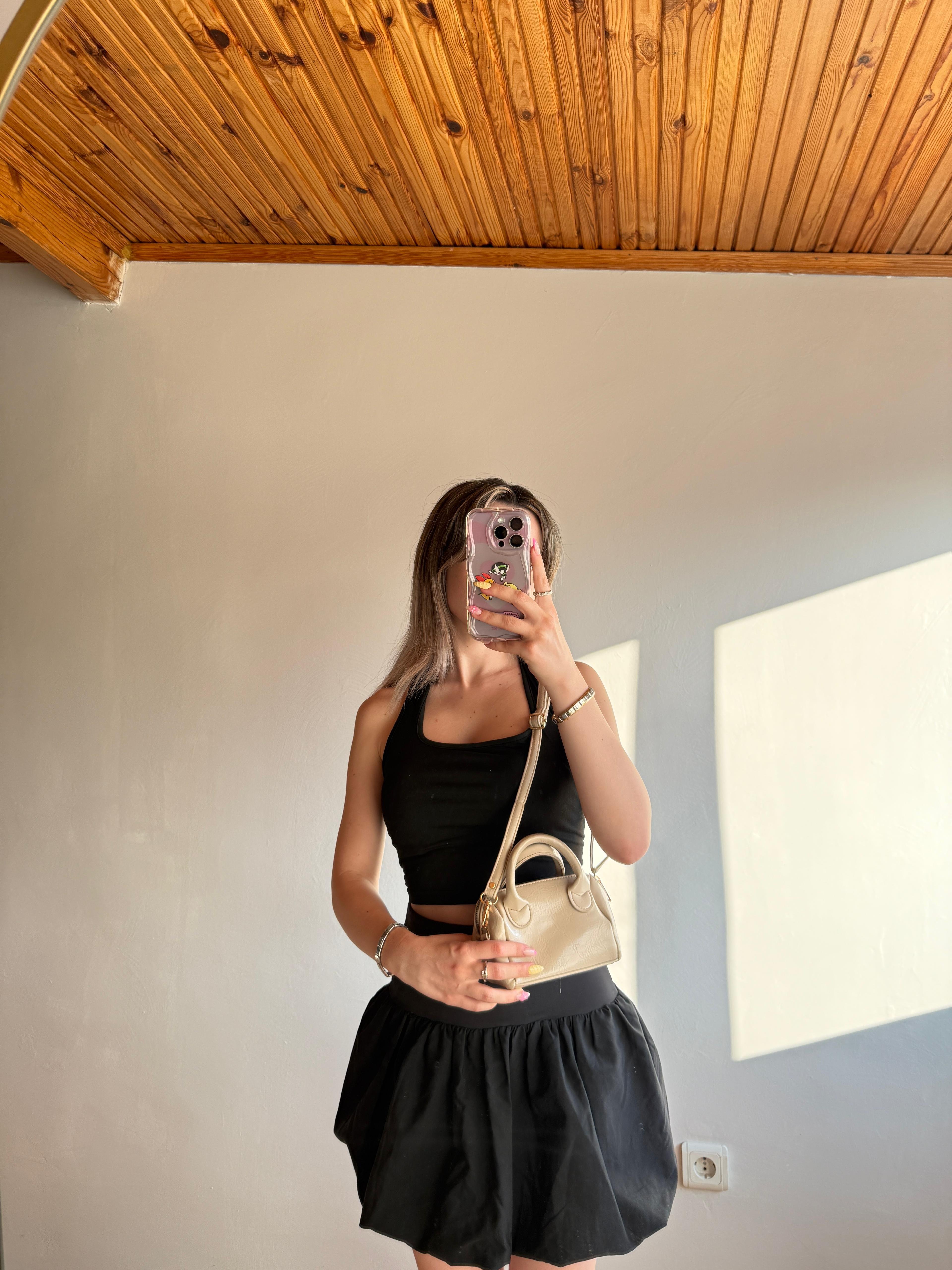 VK Model Bej El ve Omuz Çantası