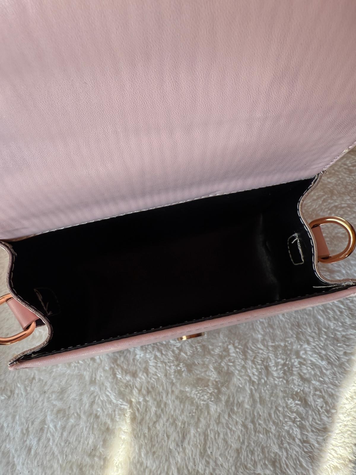 Nina Model Pembe Kadın El ve Omuz Çantası