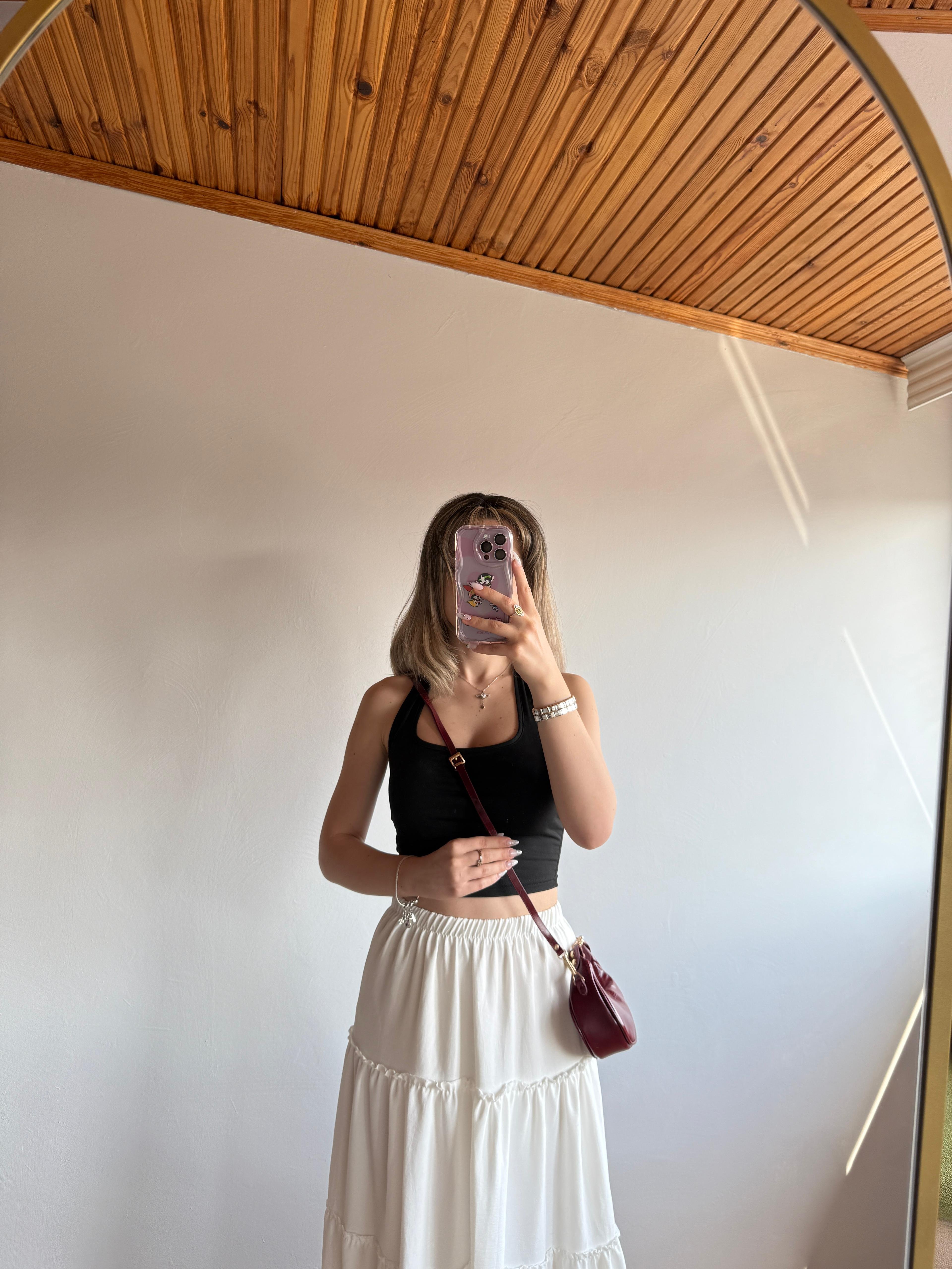 CC Model Mini Boy Bordo Aksesuar Detaylı Kadın El ve Omuz Çanta 