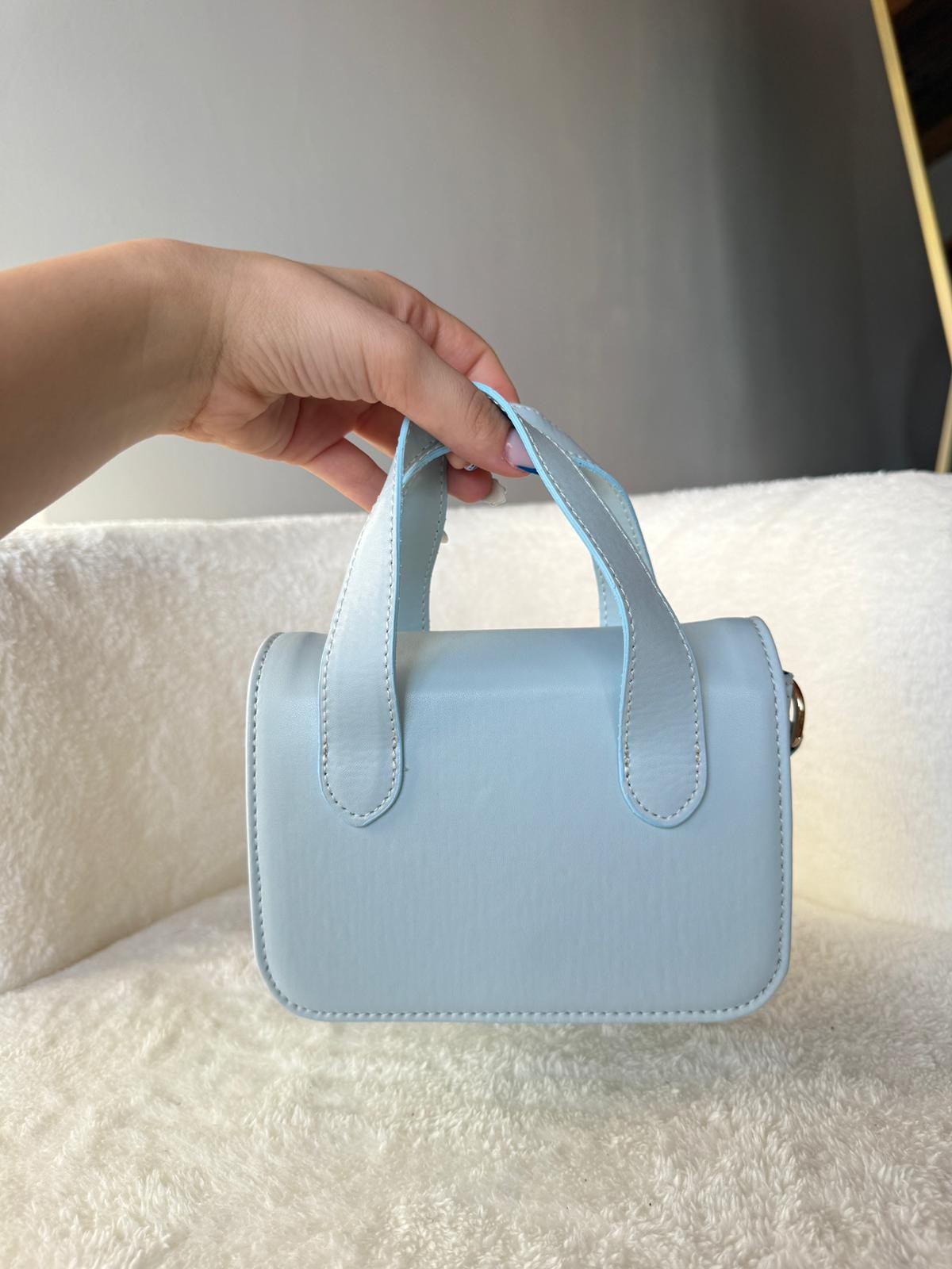 Nina Model Mavi Kadın El ve Omuz Çantası