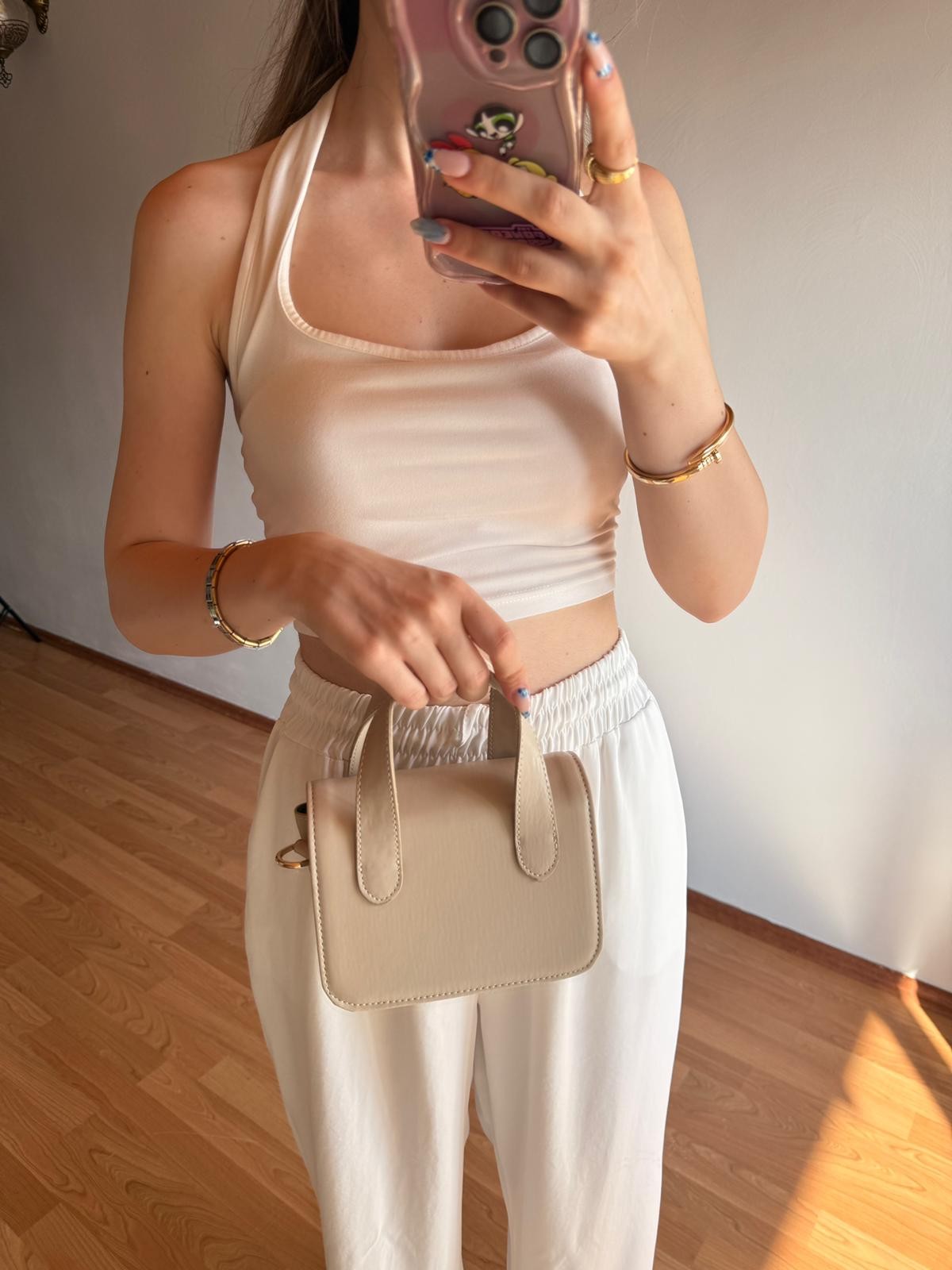 Nina Model Vizon Kadın El ve Omuz Çantası