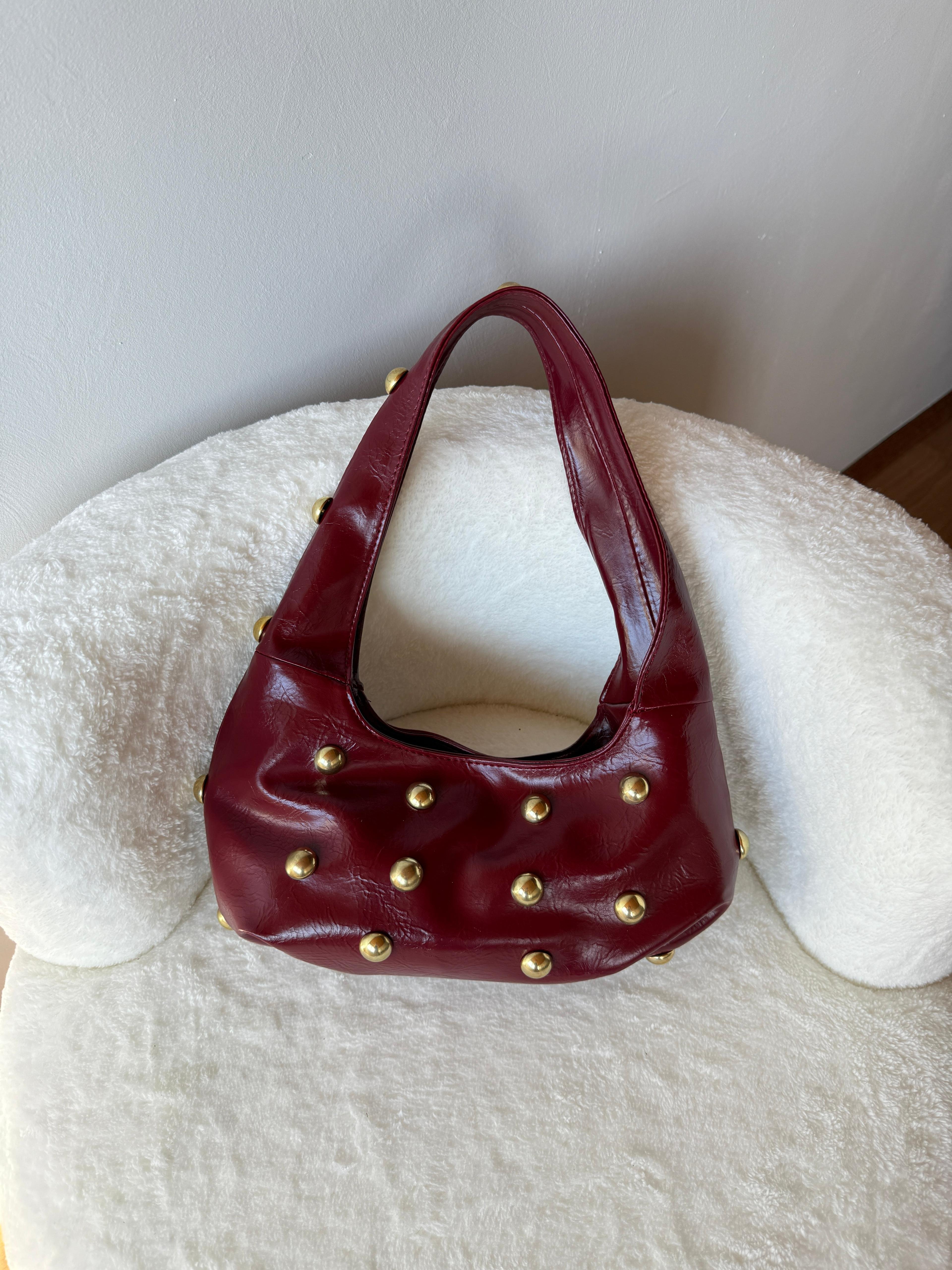 Stellar Model Bordo Baget Çanta 