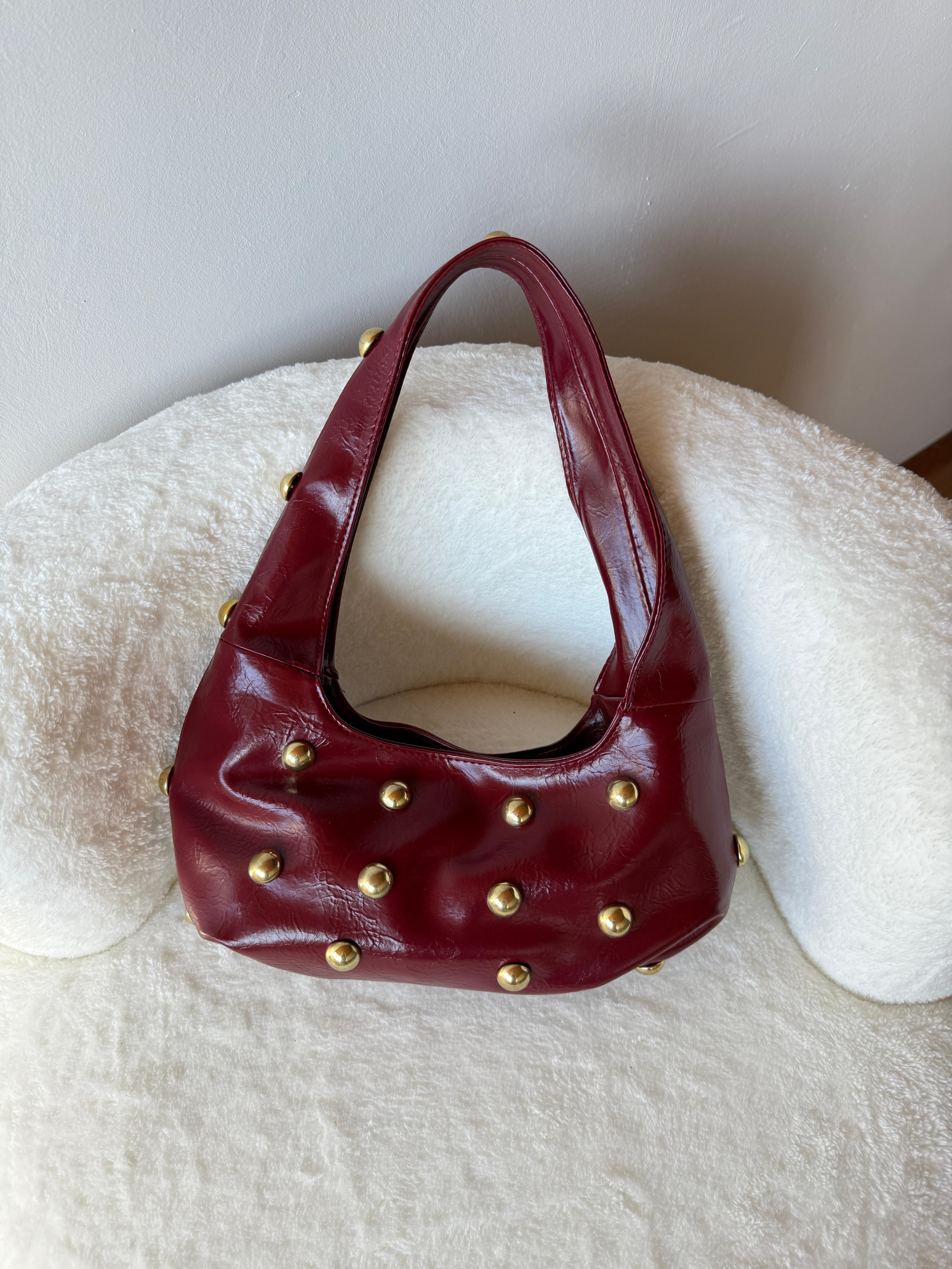 Stellar Model Bordo Baget Çanta 