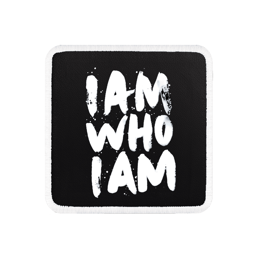 V1 I am Who I am - 1 Kod Logolu Unisex Siyah-Beyaz Bench (Patch)