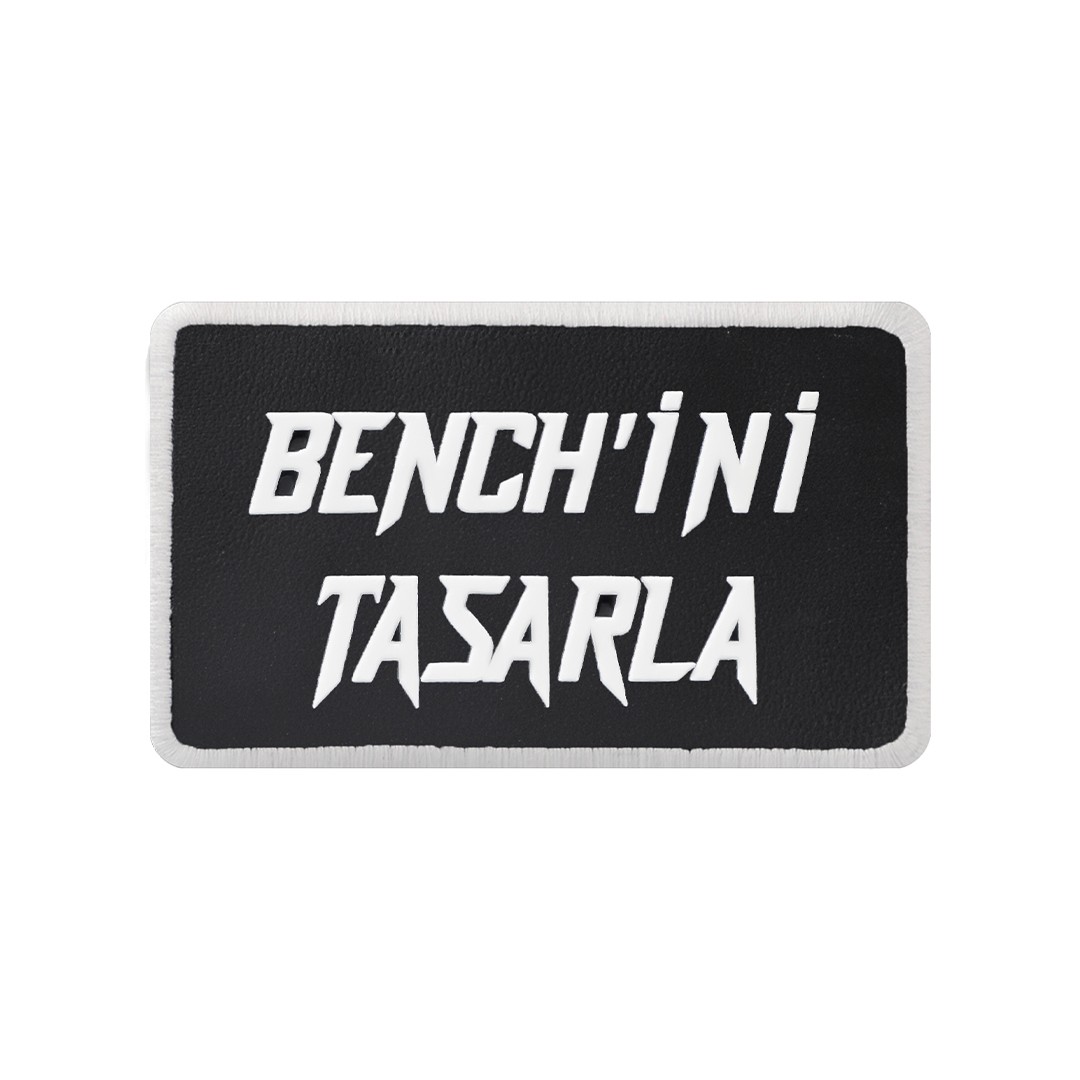 V2 Siyah-Beyaz Benchini Tasarla Unisex Bench (Patch)