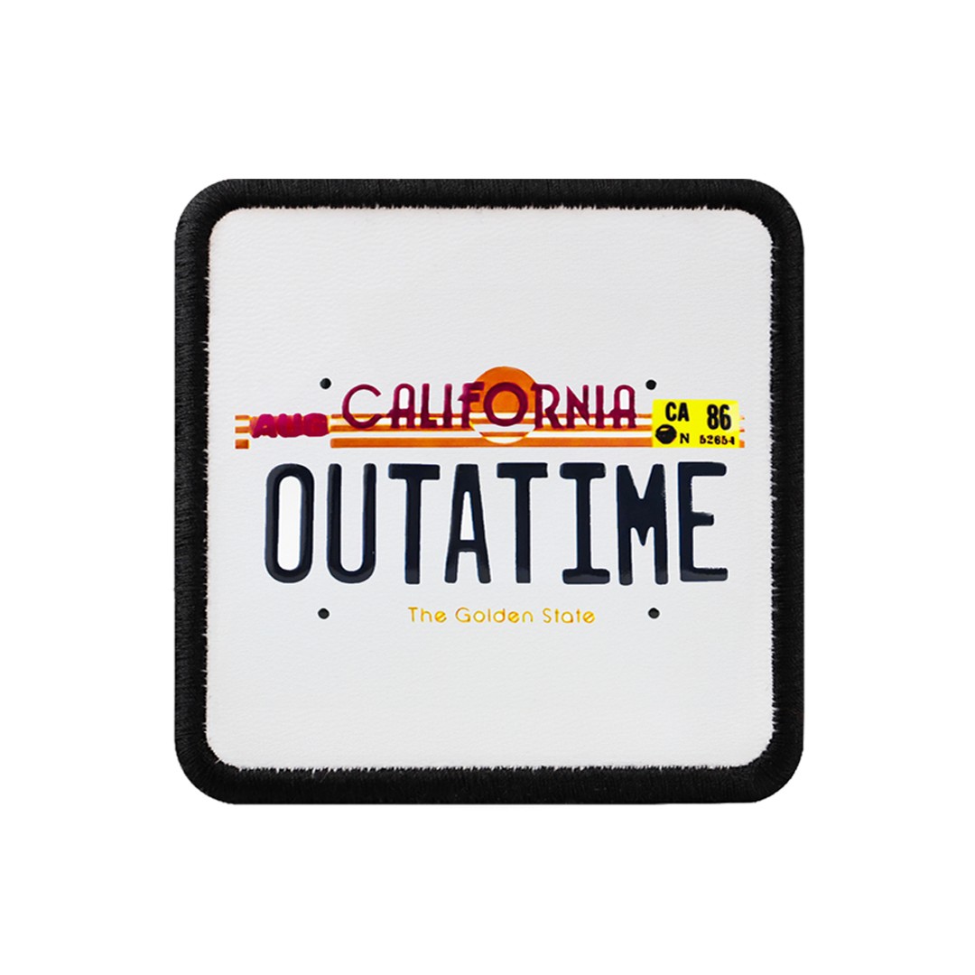 V1 California Outatime - 1BS Kod Logolu Unisex Beyaz- Siyah Bench (Patch)