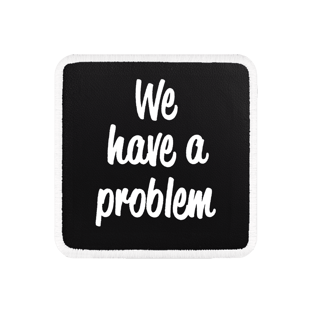 V1 We have a problem - 1 Unisex Siyah-Beyaz Bench (Patch)