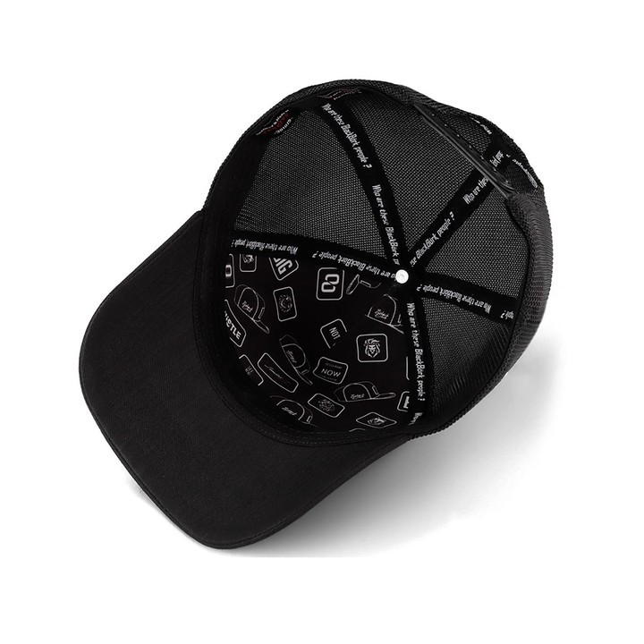 Siyah Cordura Kumaş Trucker Şapka (Cap)