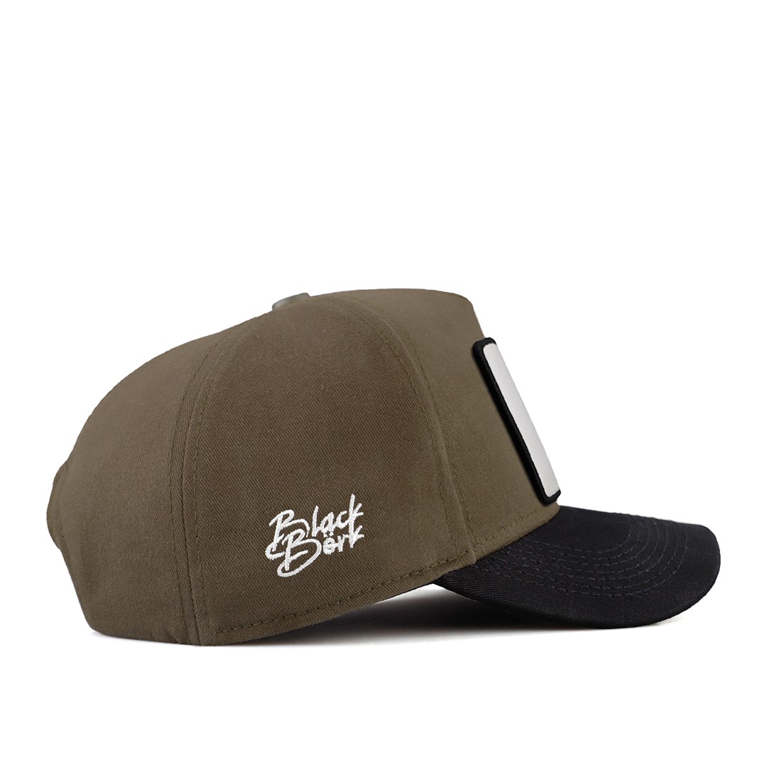 Fashion Haki-Siyah Şapka (Cap)