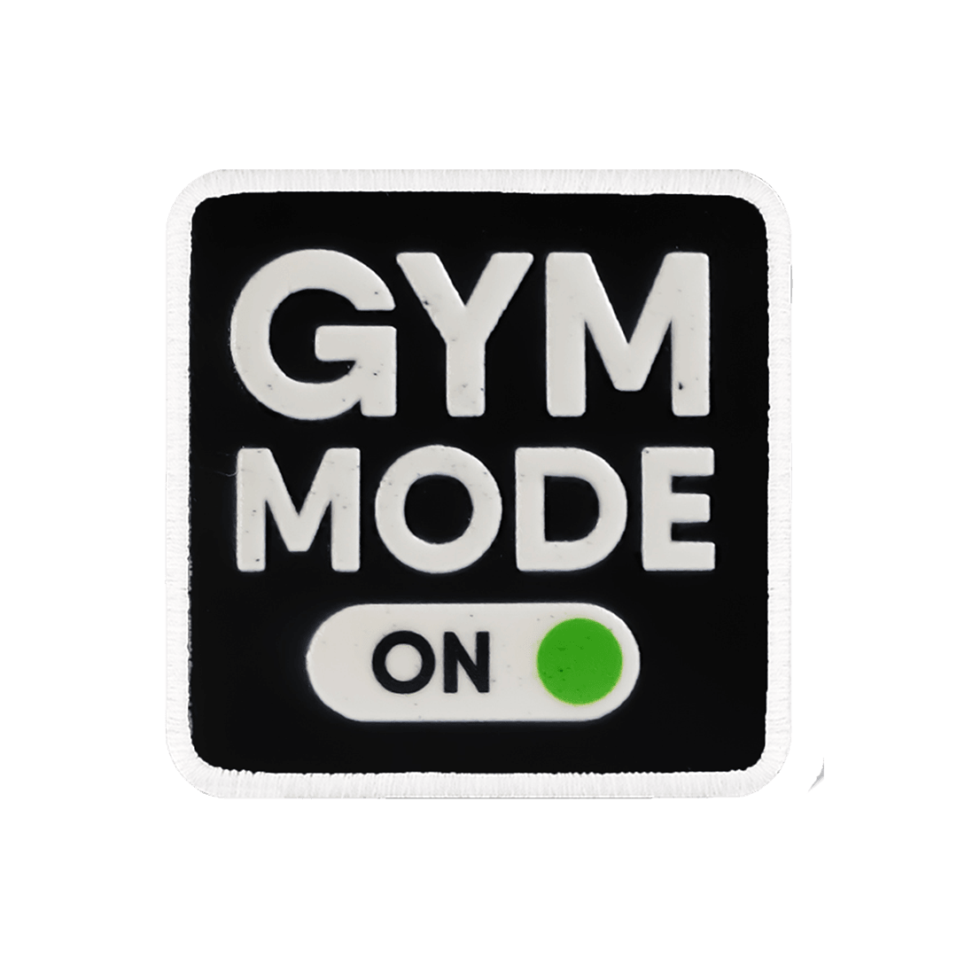 V1 Gym Mode On - 1sb Kod Logolu Unisex Siyah-Beyaz Bench (Patch)