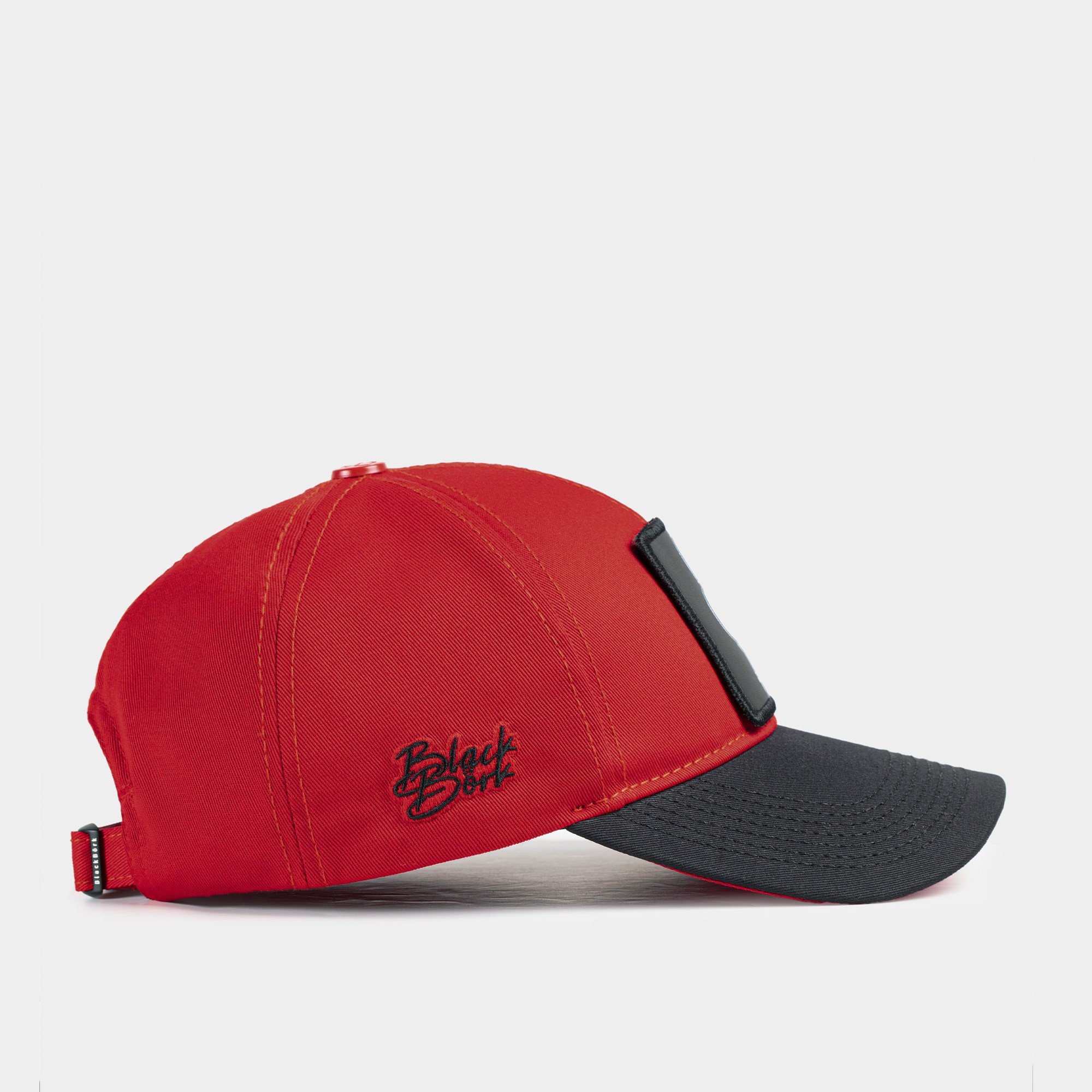 BlackBörk Six Baseball Siyah Siperli - Kırmızı Şapka (CAP)