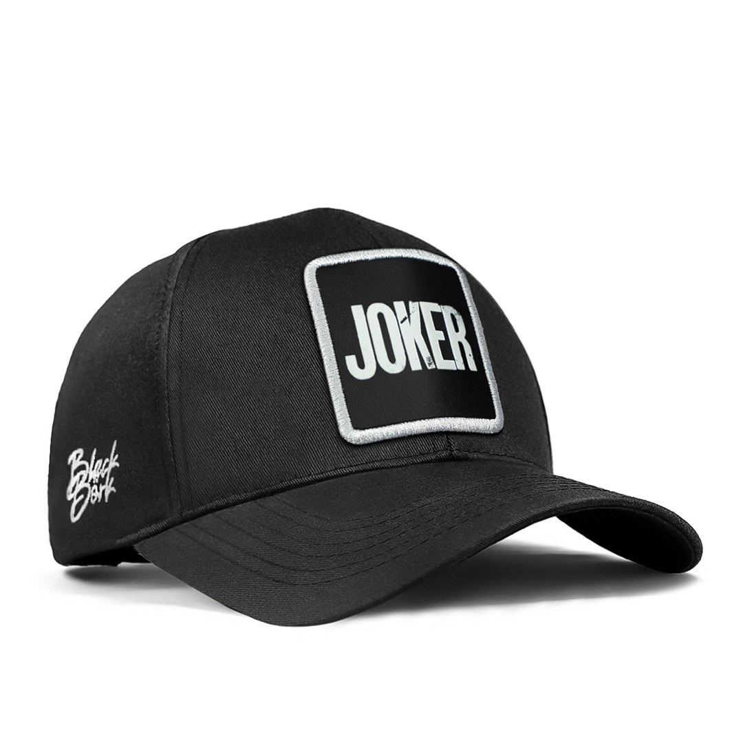 BlackBörk Six Baseball Unisex Siyah Şapka (Cap) - Joker - 1 Kod Logolu