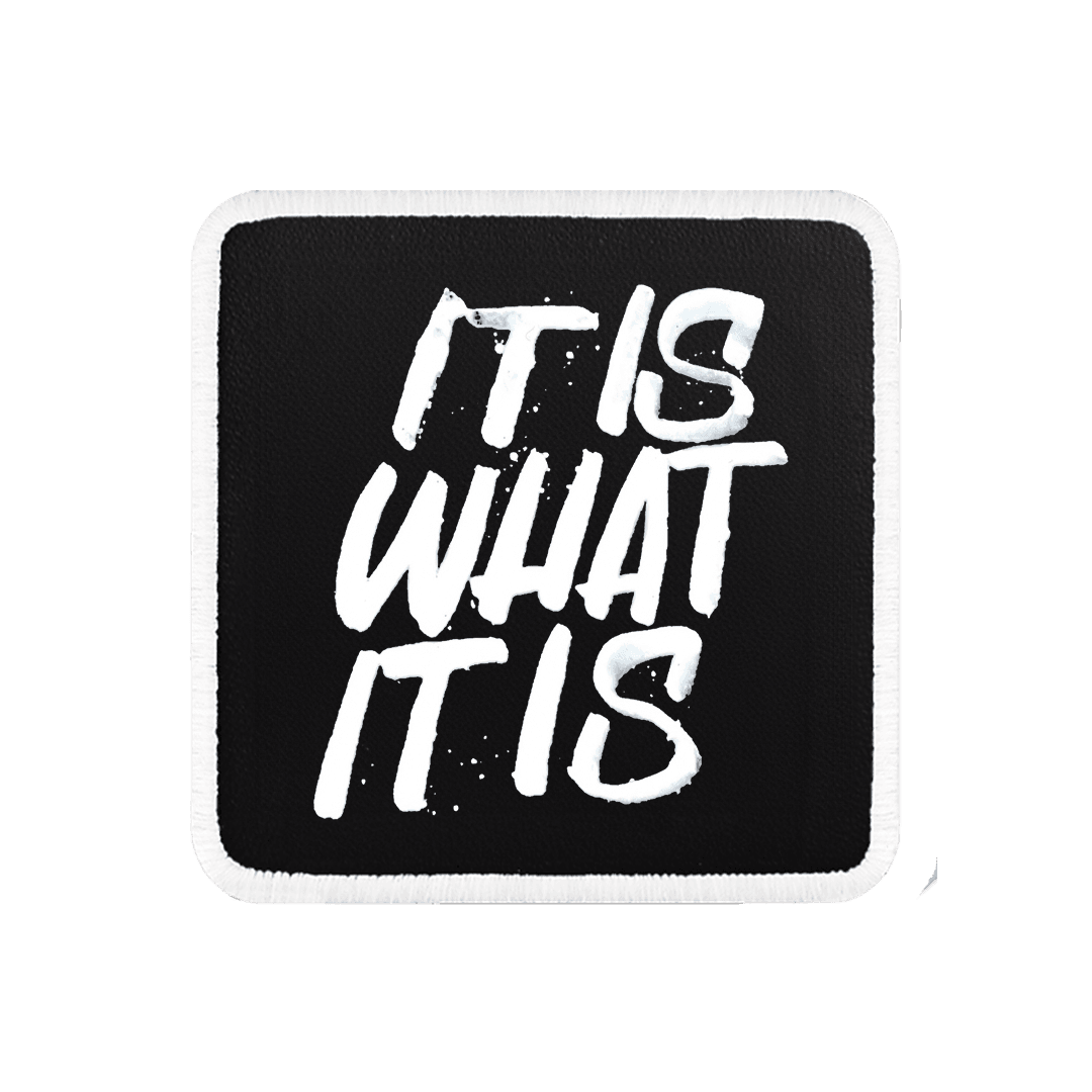 V1 It is What It is - 1 Kod Logolu Unisex Siyah-Beyaz Bench (Patch)