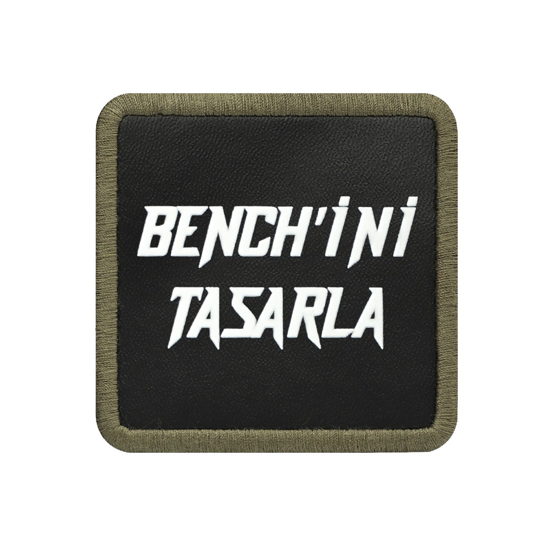 V1 Siyah-Haki Benchini Tasarla Unisex Bench (Patch)