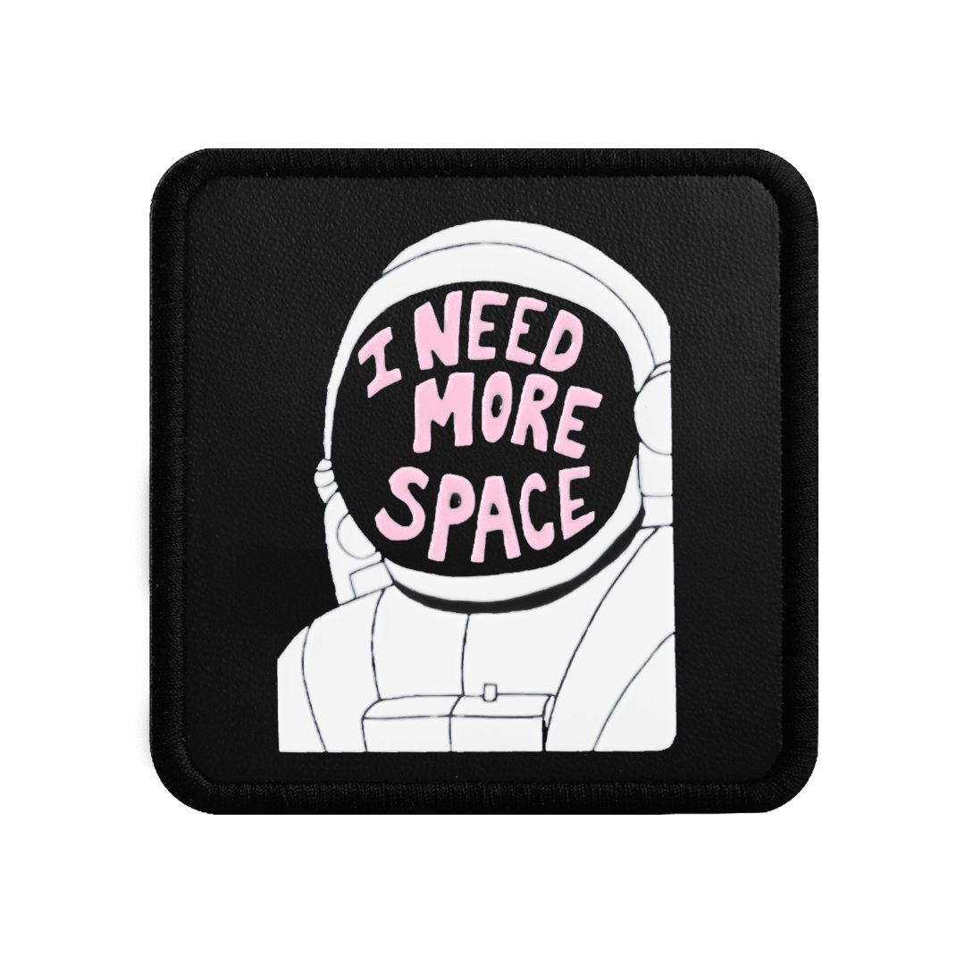 V1 Space - 1 Kod Logolu Unisex Siyah Bench (Patch)