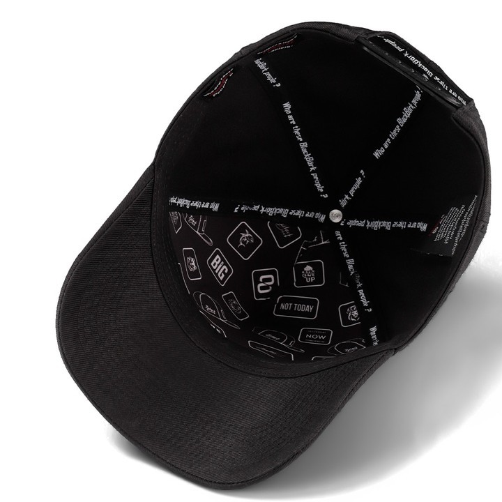 Siyah Cordura Kumaş Baseball Şapka (Cap)