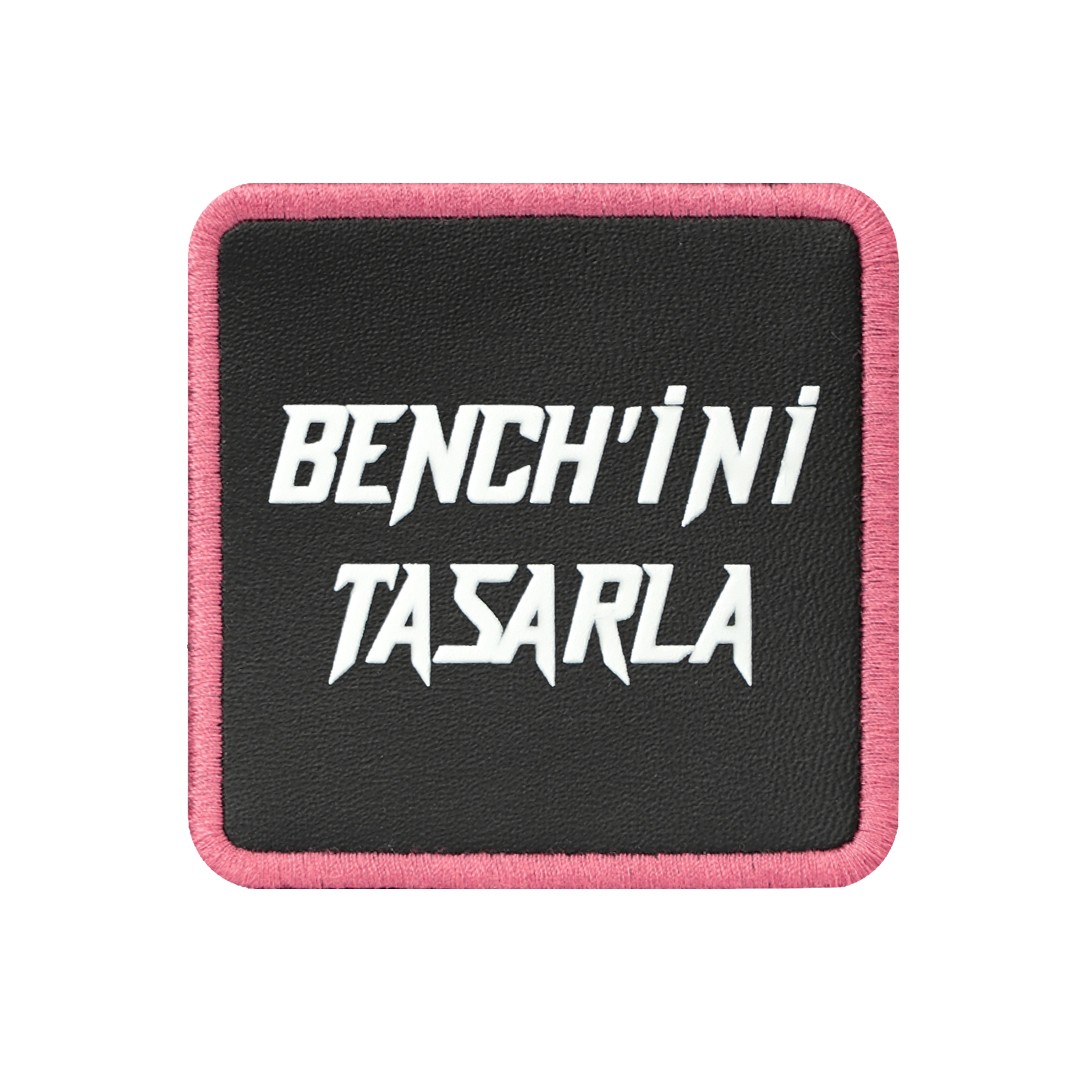 V1 Siyah-Pembe Benchini Tasarla Unisex Bench (Patch)