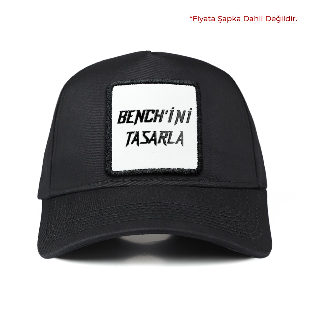 V1 Beyaz-Siyah Benchini Tasarla Unisex Bench (Patch)