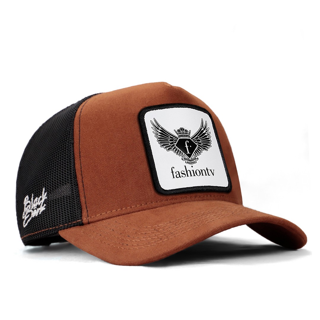 Fashion Camel-Siyah Şapka (Cap) - F - 1 Kod Logolu