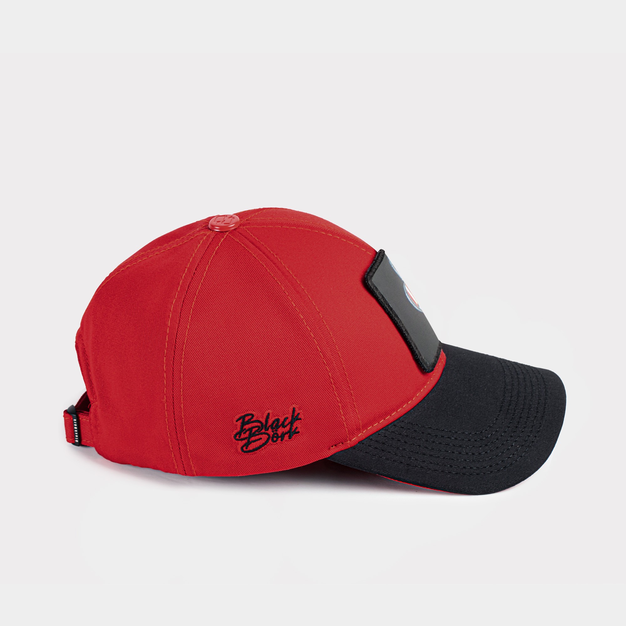 BlackBörk Six Baseball Siyah Siperli - Kırmızı Şapka (CAP)