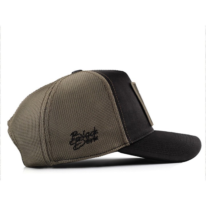 Siyah-Haki Cordura Kumaş Trucker Şapka (Cap)