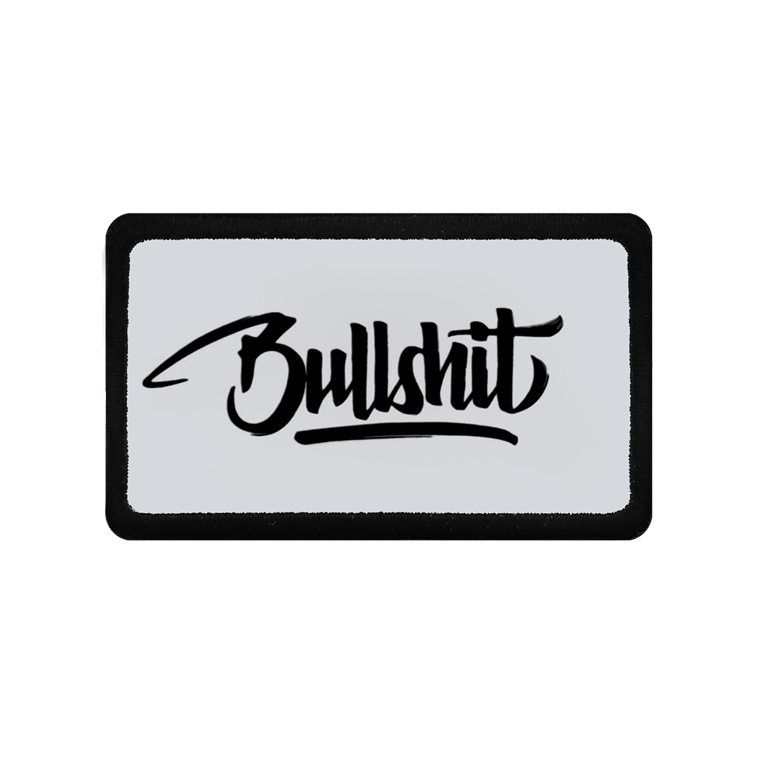 V2  Bullshit - 1bs Kod Logolu Unisex Beyaz Bench (Patch)