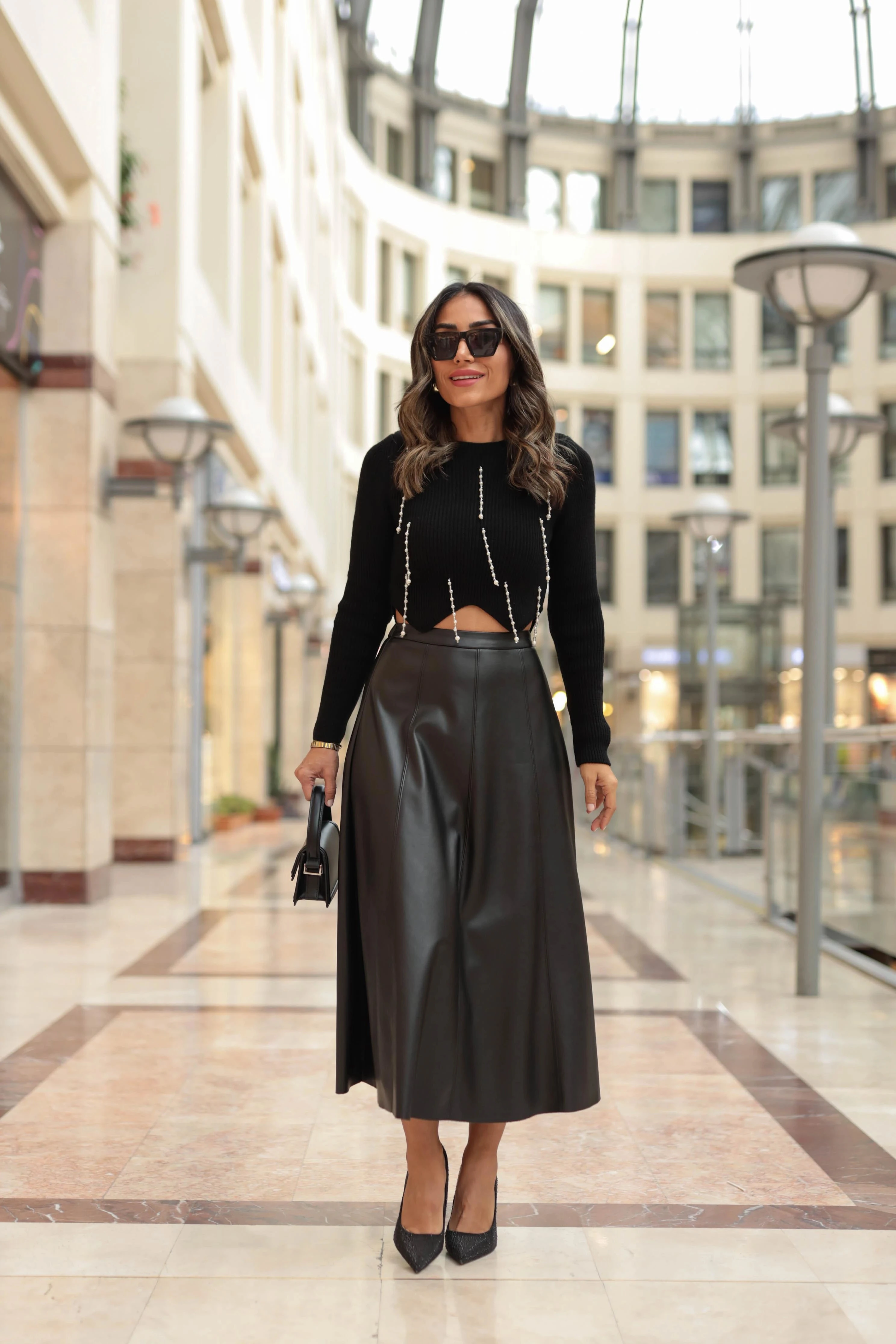 İnci Detaylı Kısa Triko