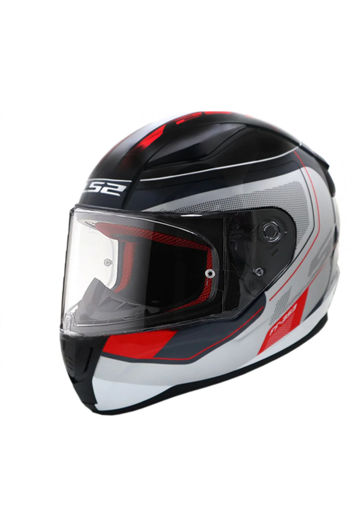 Rapid Slide Gri/Kırmıza Full Face Kask - 3XL