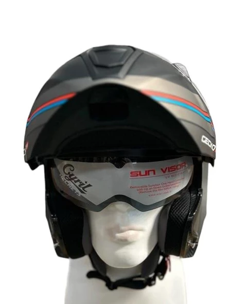 CYRIL ÇENE AÇILIR ÜÇ RENK KASK M BEDEN