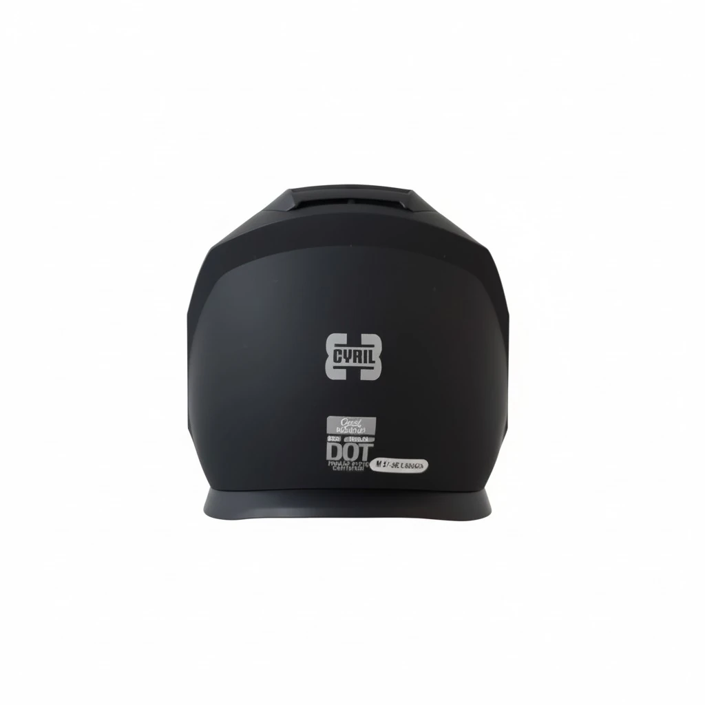 CYRIL ÇENE AÇILIR MAT SİYAH KASK M BEDEN