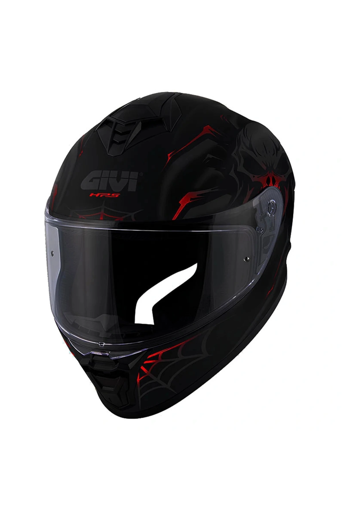 GIVI 50.X ARACHNO MAT SİYAH KIRMIZI KASK M BEDEN