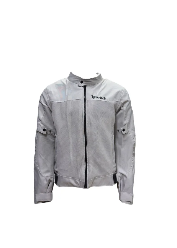 Revertech Aura Beyaz / Bel, Dirsek ve Sırt Korumalı Motosiklet Montu