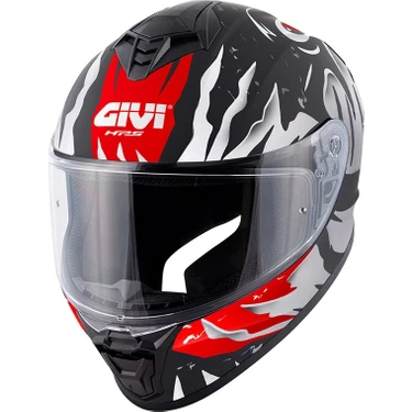 Givi 50.X Sharkbite Mat Beyaz-Kırmız Full Face -M Beden