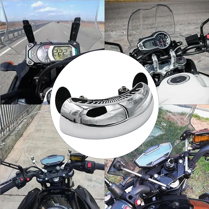 Motosiklet Ön Cam Dikiz Aynası 180 Derece Geniş Açılı
