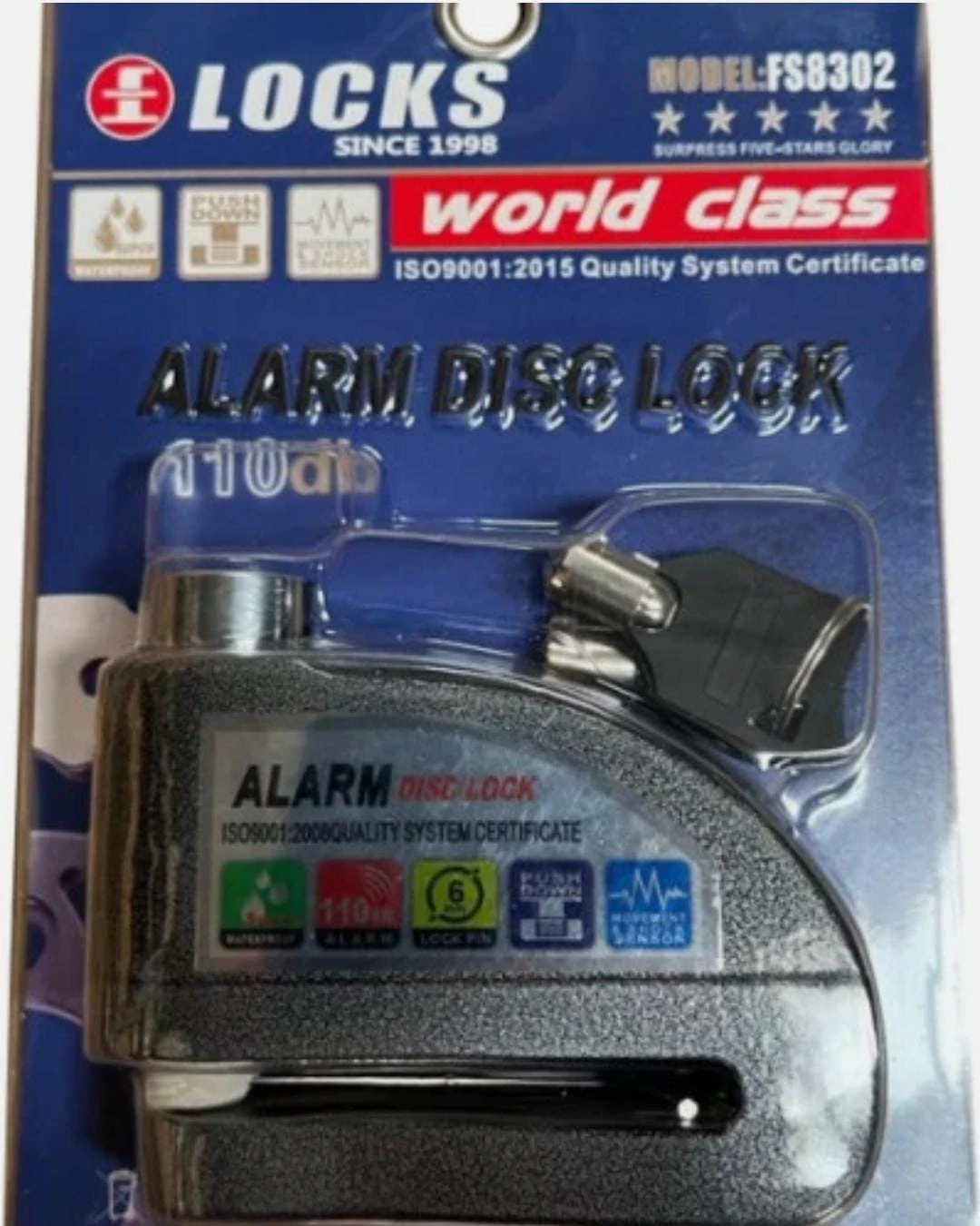 ALARMLI DİSK KİLİDİ 6MM