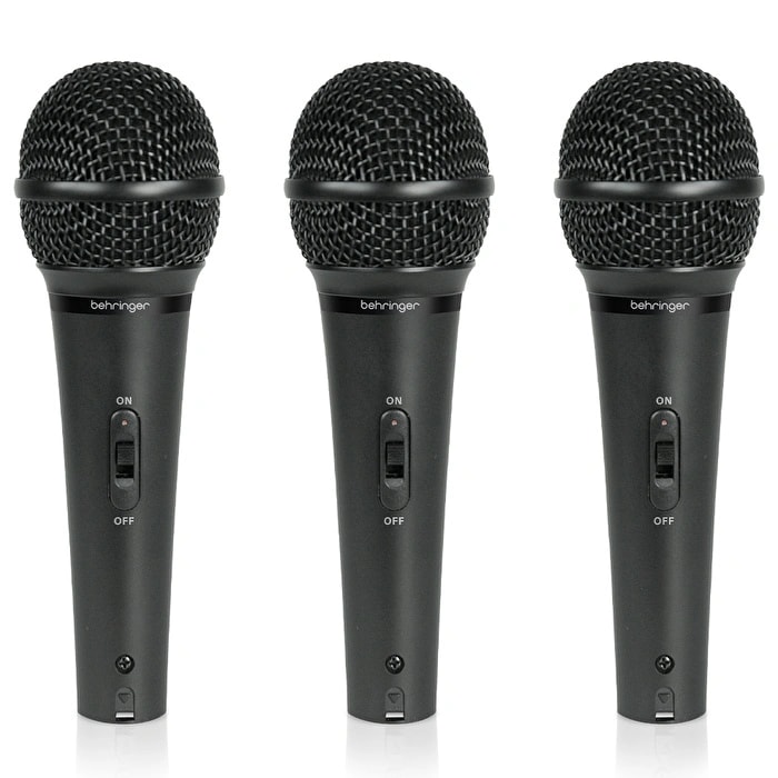 BEHRINGER ULTRAVOICE XM1800S 3'lü Dinamik Kardioid Mikrofon Seti