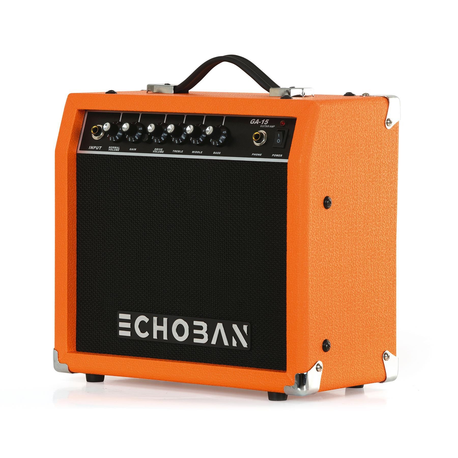 Echoban GA15 15 Watt Turuncu Gitar Amfisi