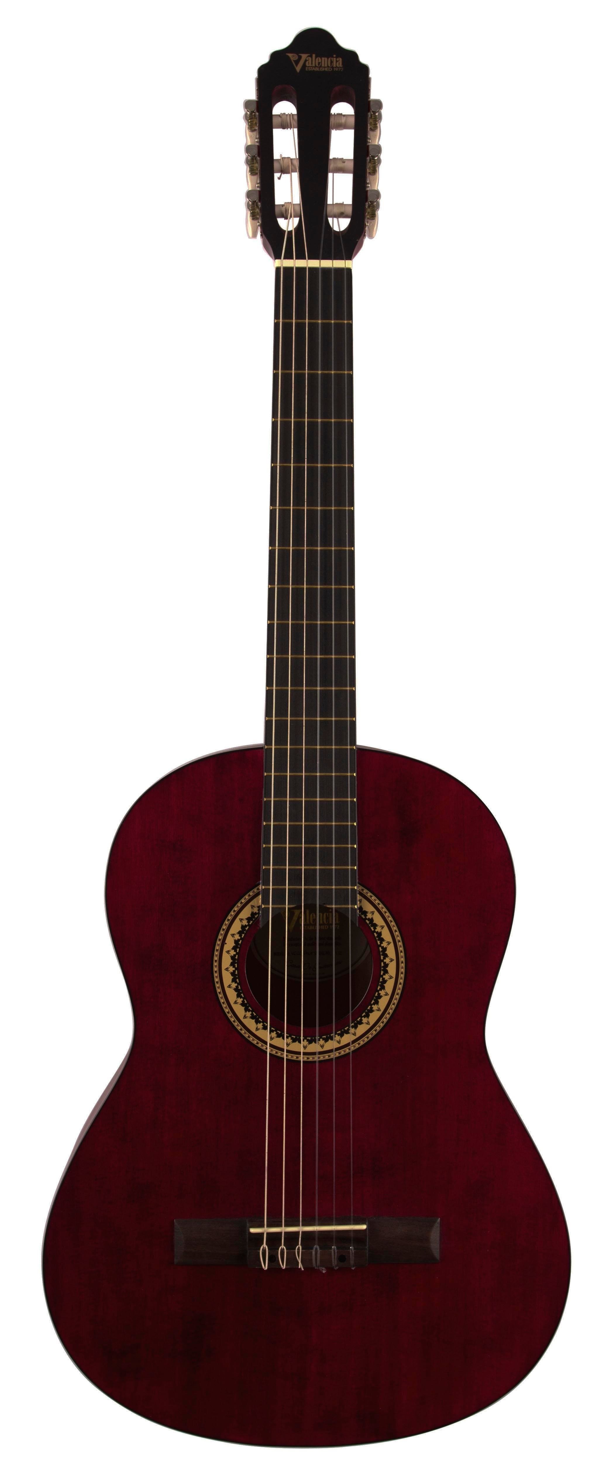 KLASİK GİTAR, SCALE 4/4,ŞEFFAF ŞARAP KIRMIZISI MA