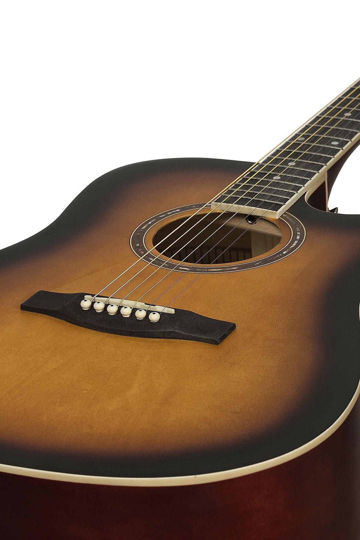 Zoppran ACZP100SB Sunburst Akustik Gitar